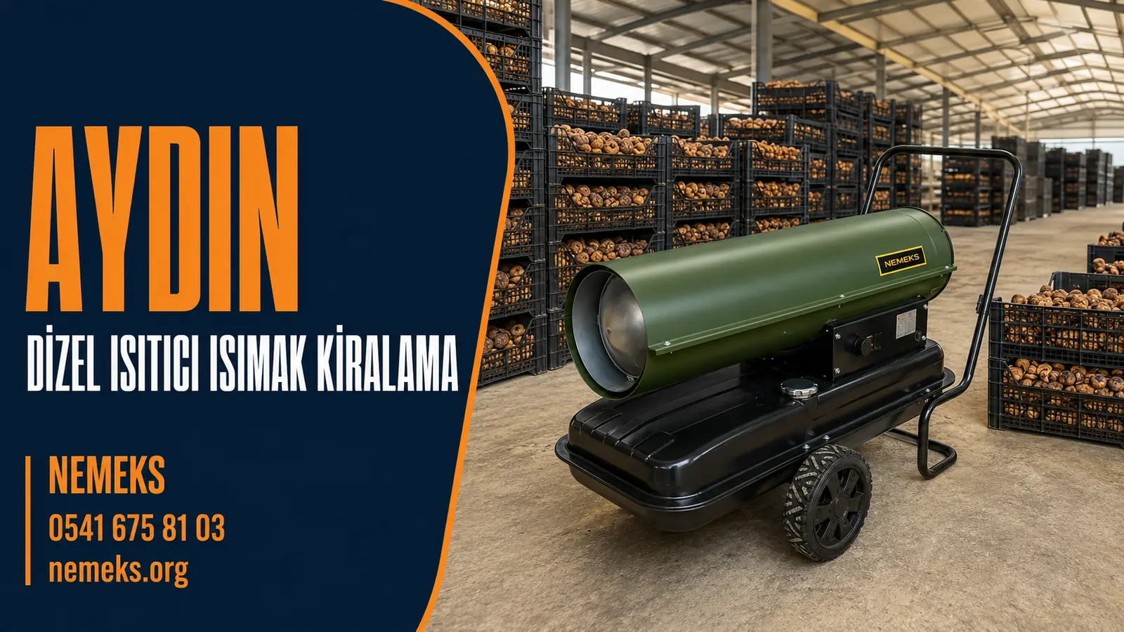 Aydın Dizel Isıtıcı Isımak Kiralama