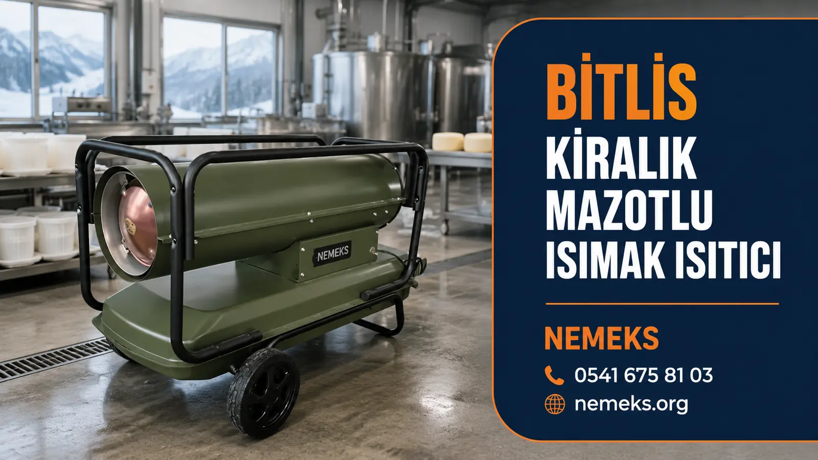Bitlis Mazotlu Isımak Isıtıcı Kiralama