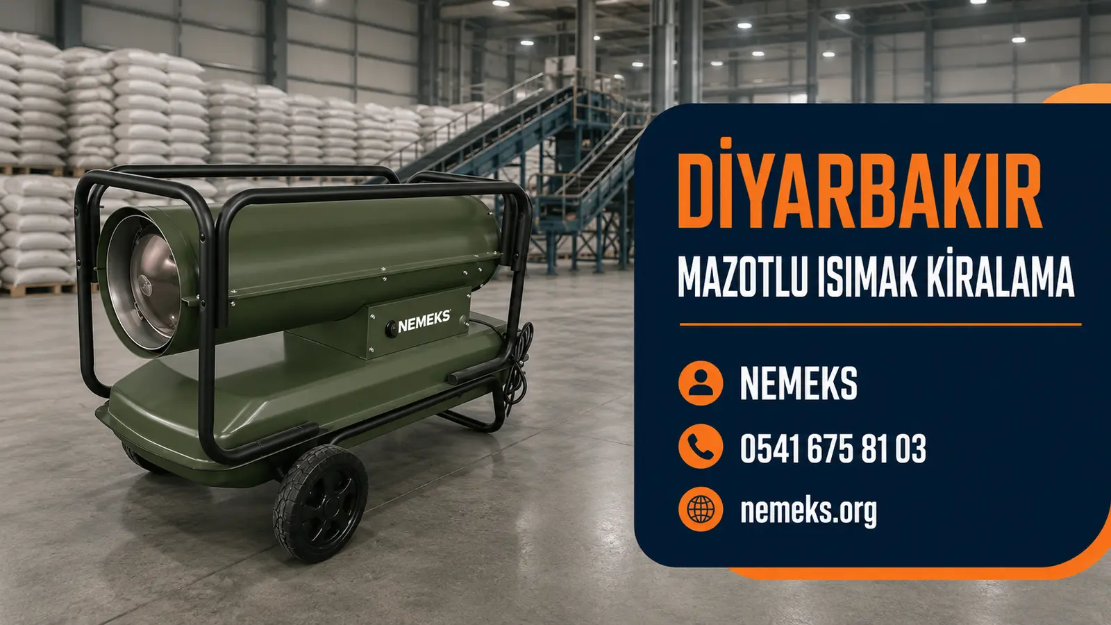 Diyarbakır Mazotlu Isımak Isıtıcı Kiralama