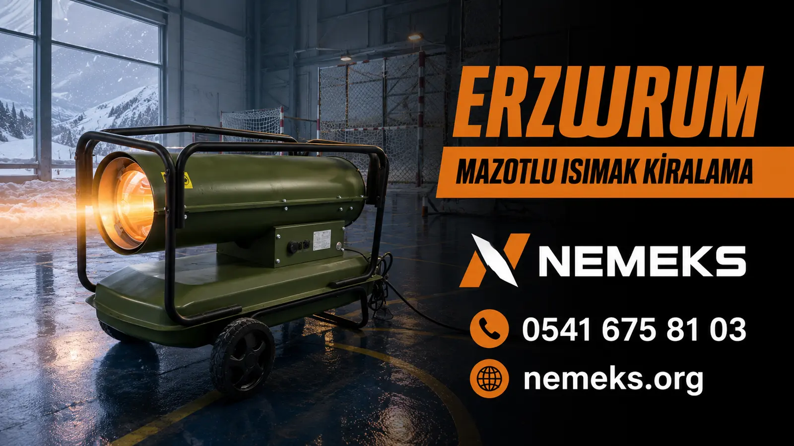 Erzurum Mazotlu Isımak Isıtıcı Kiralama