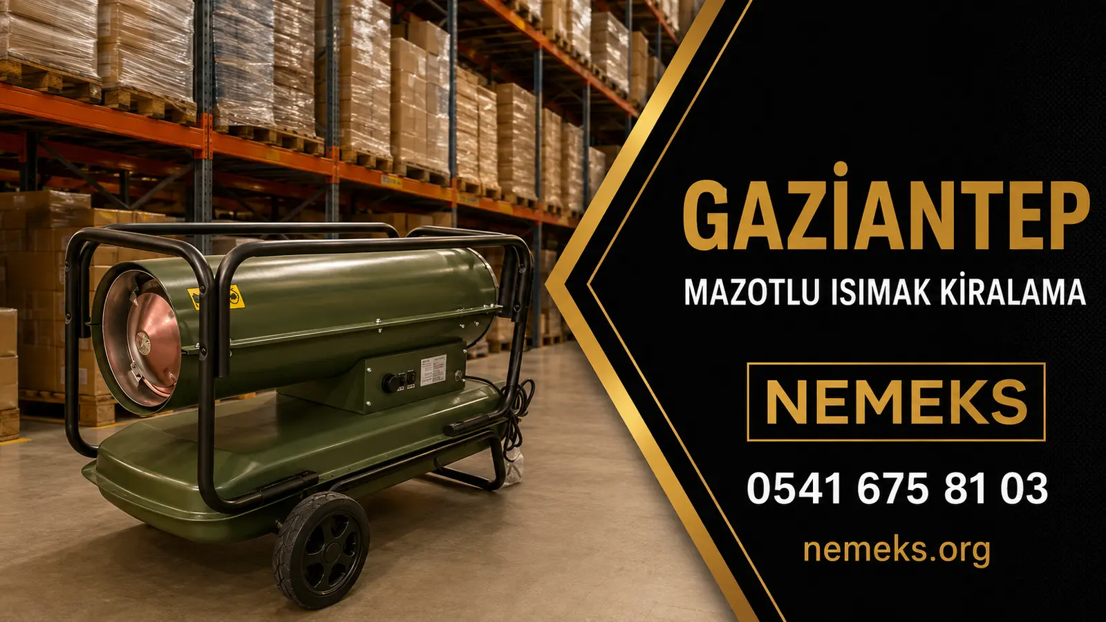Gaziantep Mazotlu Isımak Isıtıcı Kiralama
