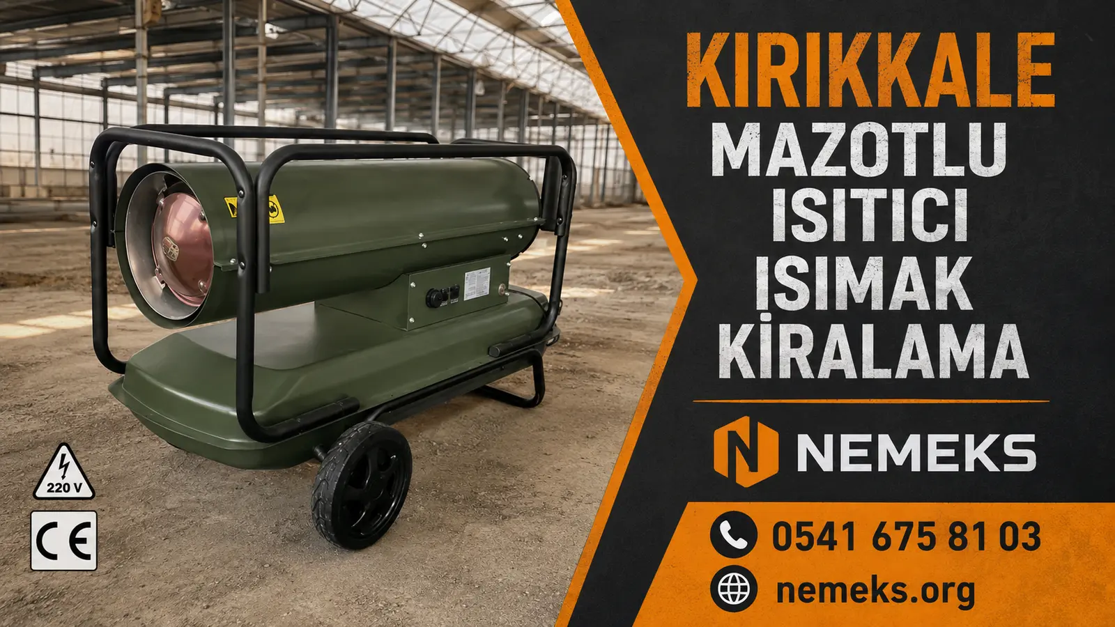 Kırıkkale Mazotlu Isımak Isıtıcı Kiralama