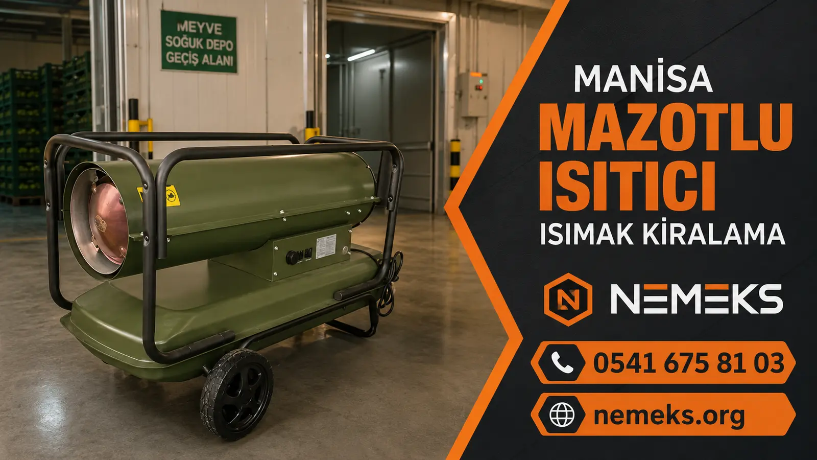 Manisa Mazotlu Isımak Isıtıcı Kiralama
